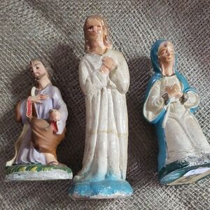 Set of Three Religious Figurines